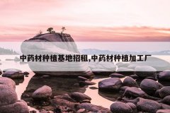 <b>��ҩ����ֲ��������,��ҩ����ֲ�ӹ���</b>