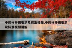<b>��ҩ����ֲҪ�󼰱�׼��Ƶ,��ҩ����ֲҪ�󼰱�׼��Ƶ����</b>