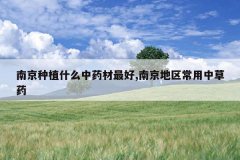 <b>�Ͼ���ֲʲô��ҩ�����,�Ͼ����������в�ҩ</b>