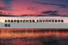 <b>̫������ֲ��ҩ�ķ�չ,̫����ҩ�Ľ����г���ַ</b>