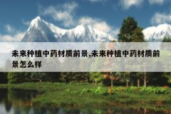 <b>δ����ֲ��ҩ����ǰ��,δ����ֲ��ҩ����ǰ����ô��</b>