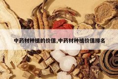 <b>��ҩ����ֲ�ļ�ֵ,��ҩ����ֲ��ֵ����</b>