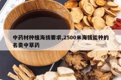 <b>��ҩ����ֲ����Ҫ��,2500�׺������ֵ������в�ҩ</b>