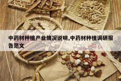 <b>��ҩ����ֲ��ҵ���˵��,��ҩ����ֲ���б��淶��</b>