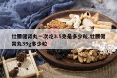 <b>׳��������һ�γ�3.5���Ƕ�����,׳��������35g������</b>